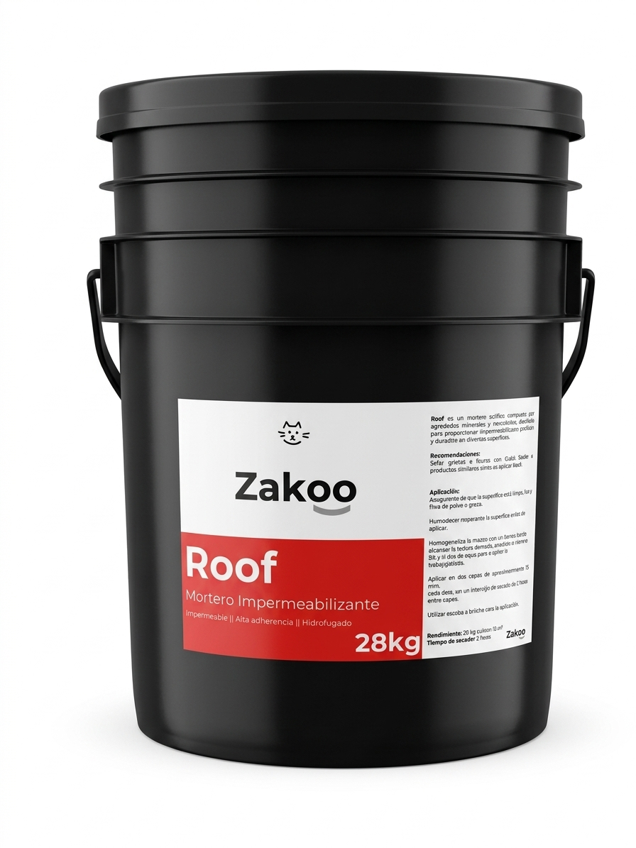 Cuñete Roof Mortero Impermeabilizante 28kg